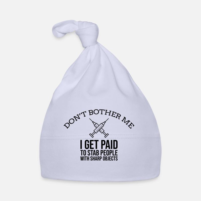 Krankenschwester Spritze Baby Bio-Mütze