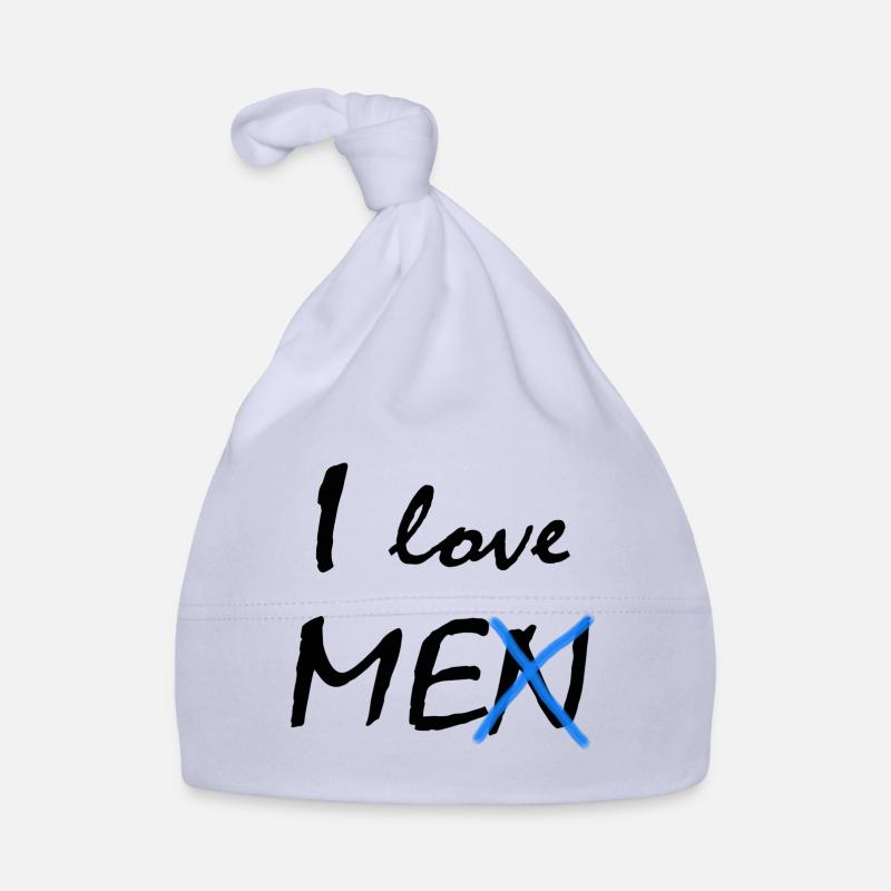 Je m'aime - Bonnet bio Bébé - ciel