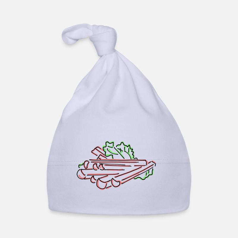 Rhubarbe - Bonnet bio Bébé - ciel