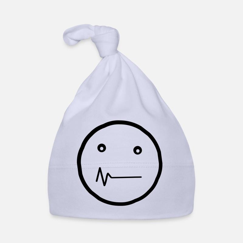 Detrill Smiley - Bonnet bio Bébé - ciel