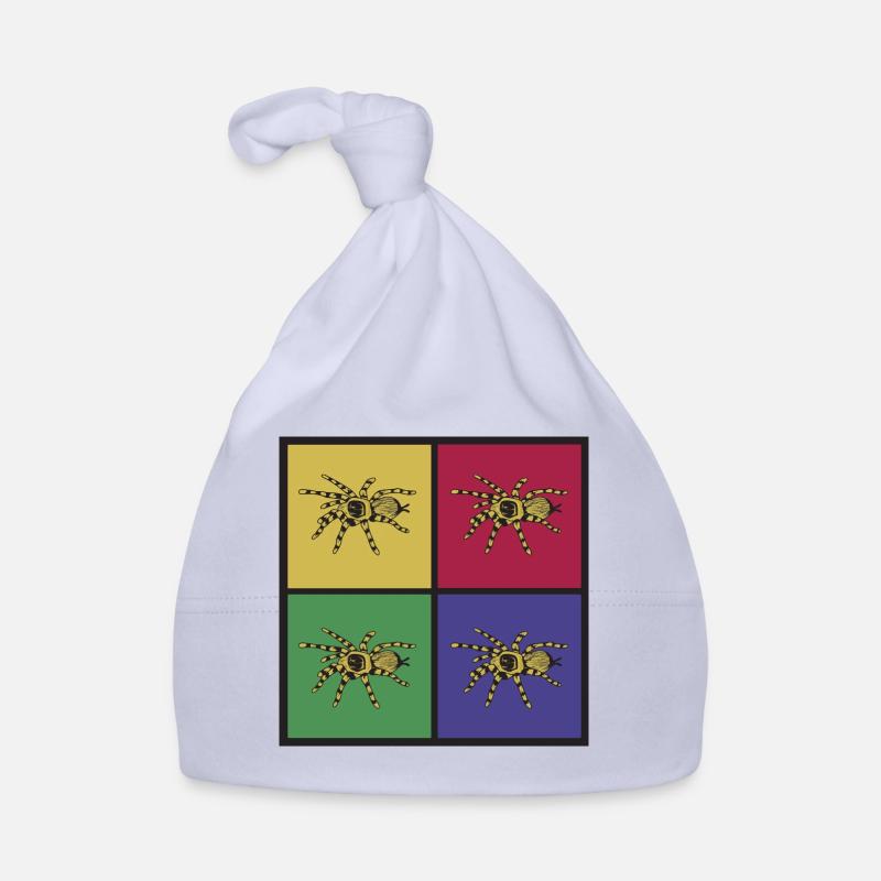 Tarentule d'araignée pop art Bonnet bio Bébé