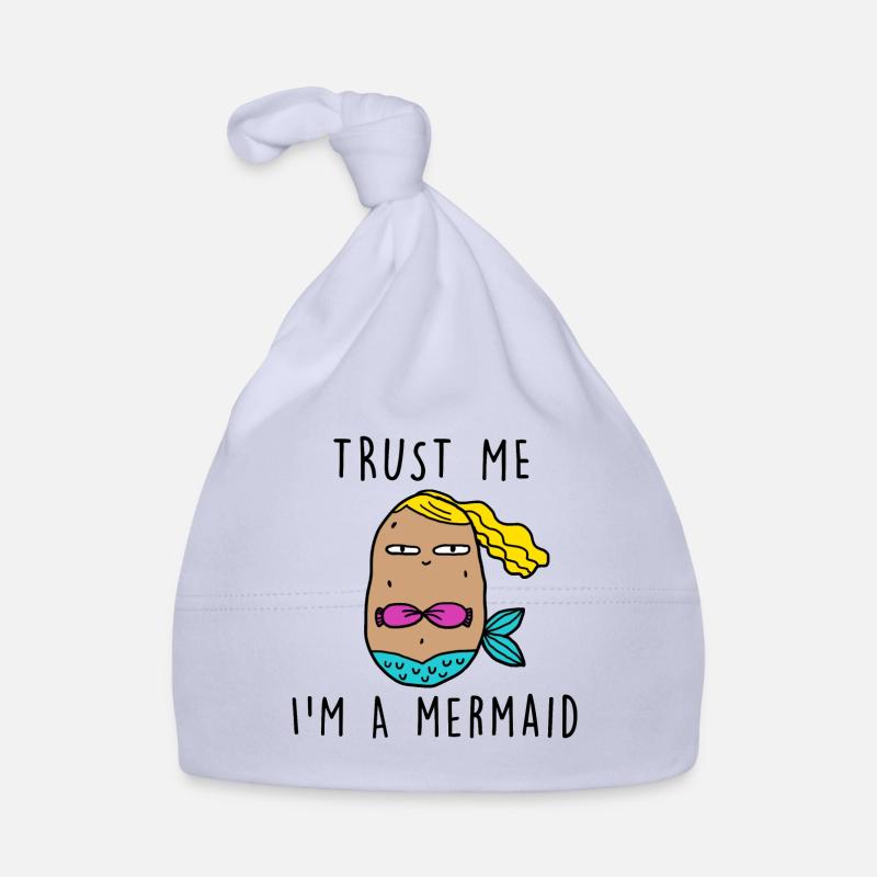 TRUST ME IN A MERMAID Organic Baby Cap