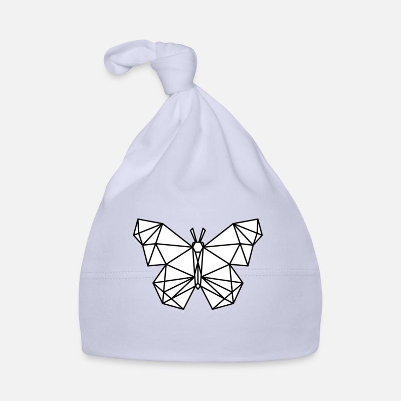 Schlichtes Schmetterling Design Baby Bio-Mütze
