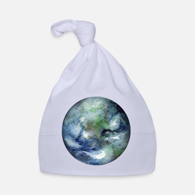 Planète Terre - Bonnet bio Bébé - ciel