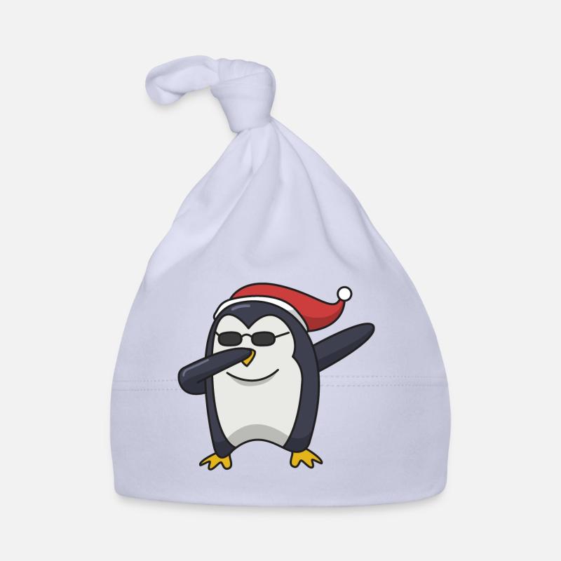 Pinguin dabbing Weihnachten Geschenk Hip Hop cool Baby Bio-Mütze