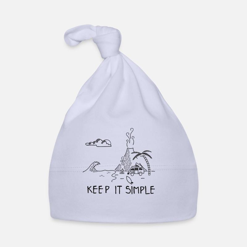 Keep it simple surfing Organic Baby Cap
