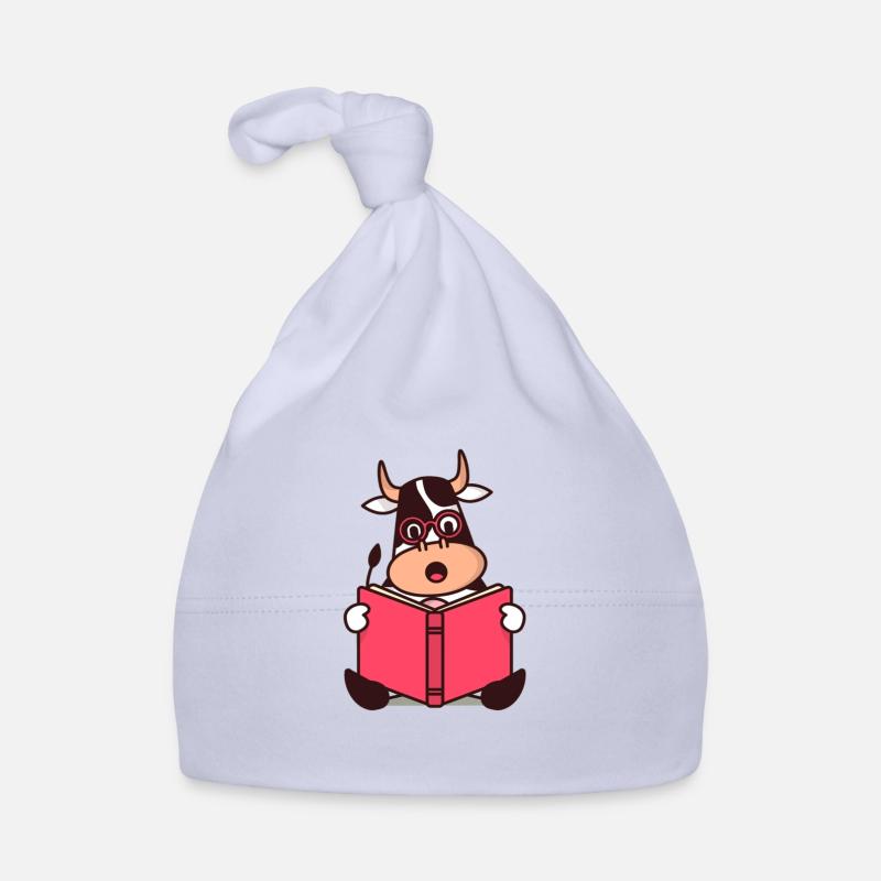 Cows Cow Cartoon Comic Organic Baby Cap