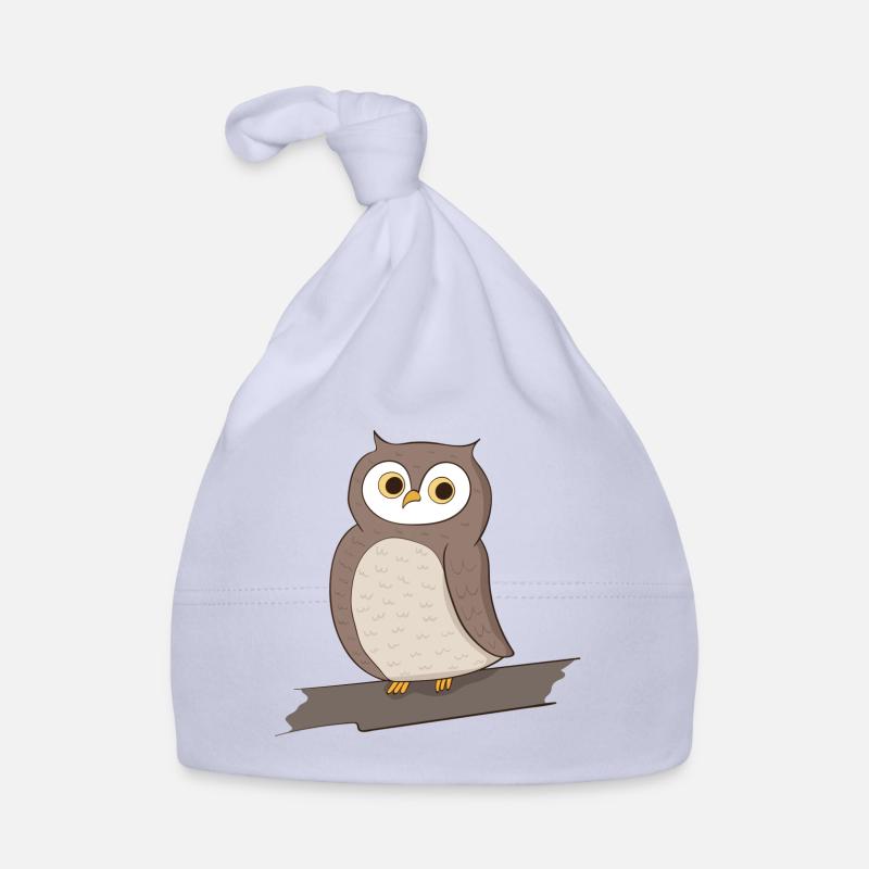 Eule Vogel Baby Bio-Mütze