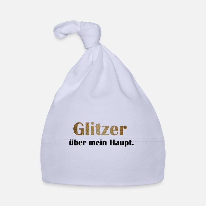 Glitzer über mein Haupt Baby Bio-Mütze