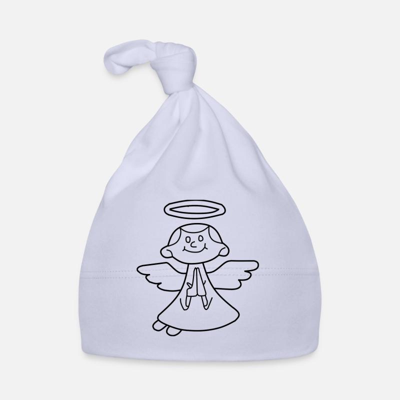 Ange - Bonnet bio Bébé - ciel