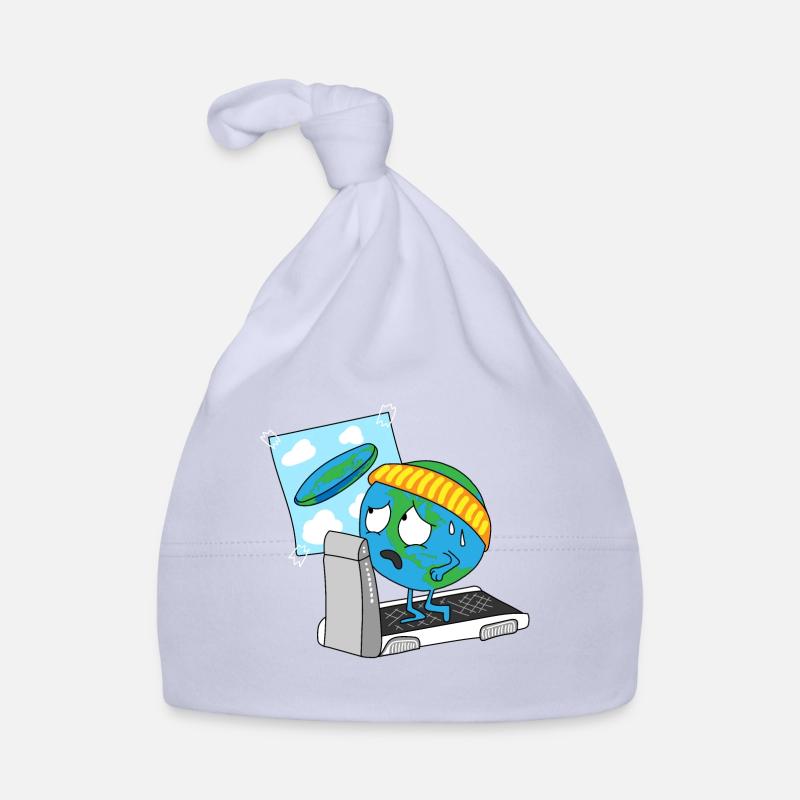 round earth disk earth disk globe planet Organic Baby Cap