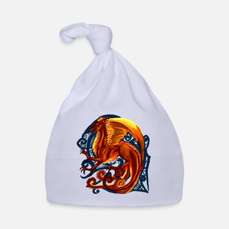 roter Drache Baby Bio-Mütze