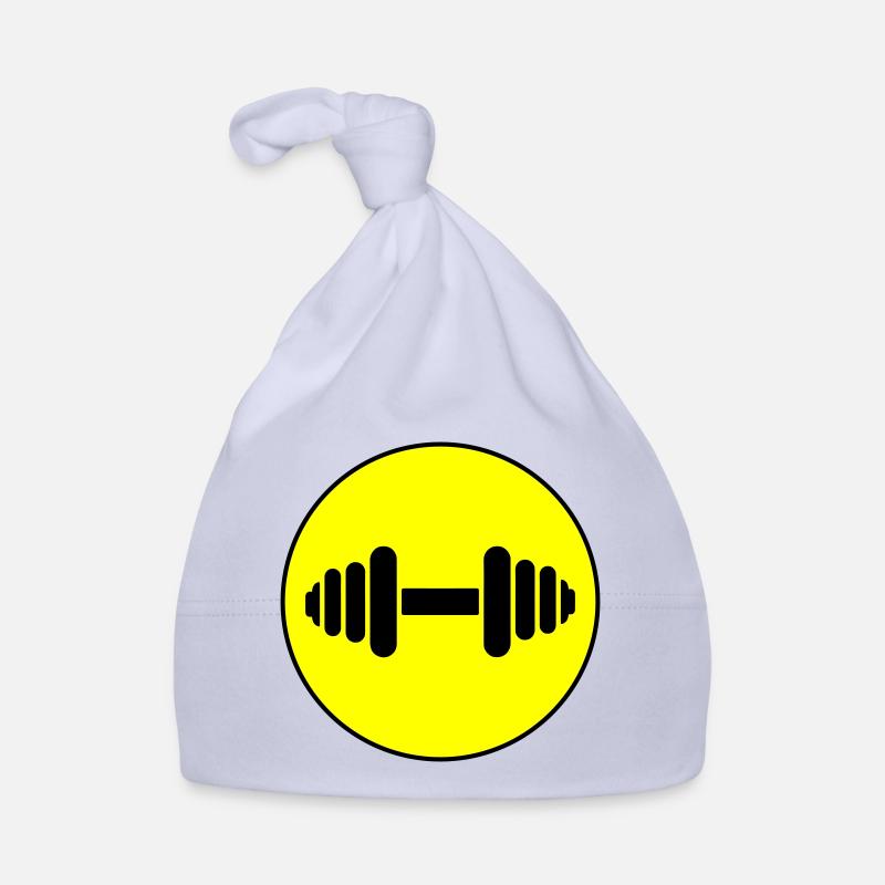 Dumbbell weights icon Organic Baby Cap