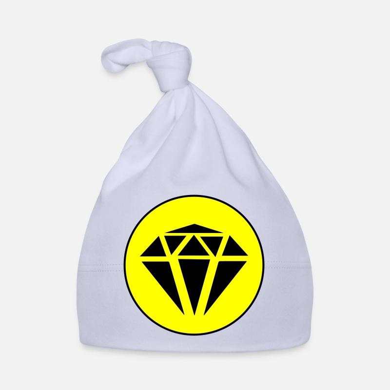 Diamond Icon Circle Organic Baby Cap