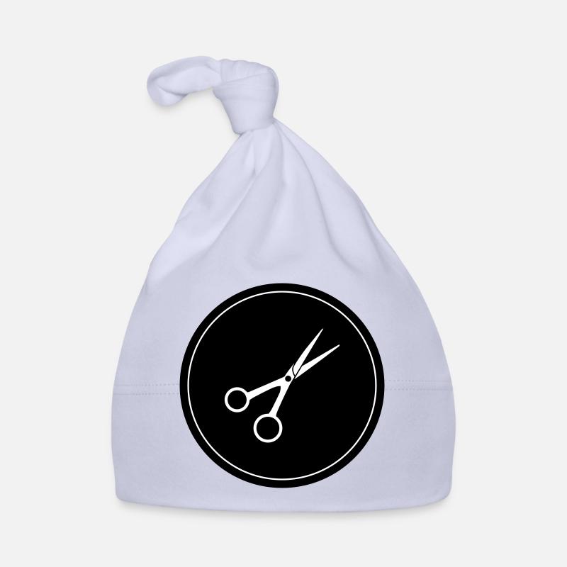 Scissors Barber Circle Organic Baby Cap