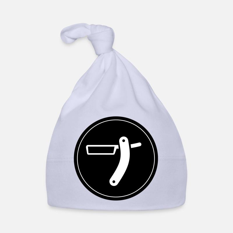 Shaving Barber Circle Organic Baby Cap