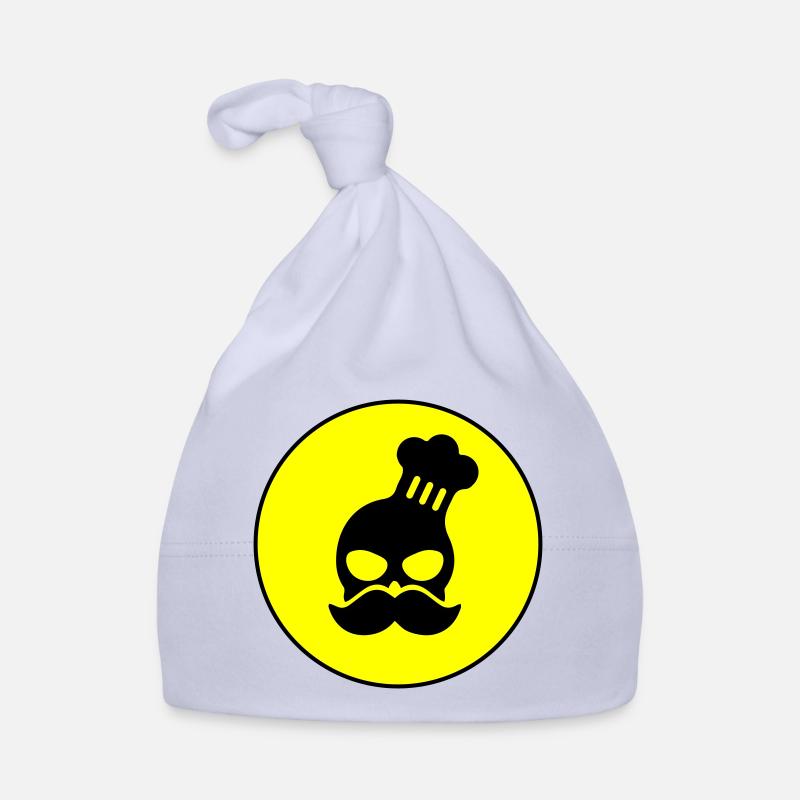 Cook skull icon Organic Baby Cap
