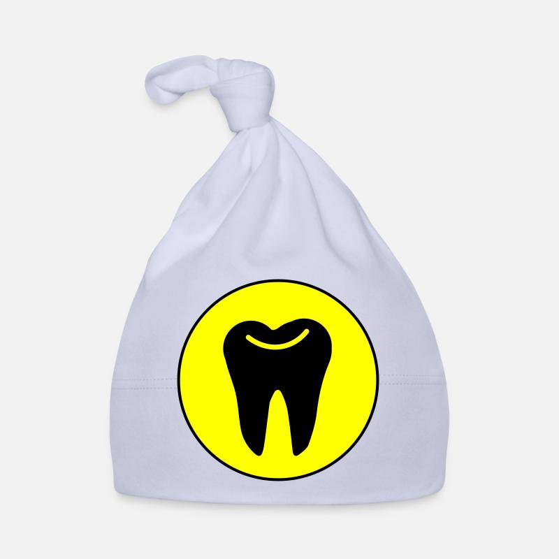 Symbole de l’icône de dent - Bonnet bio Bébé - ciel