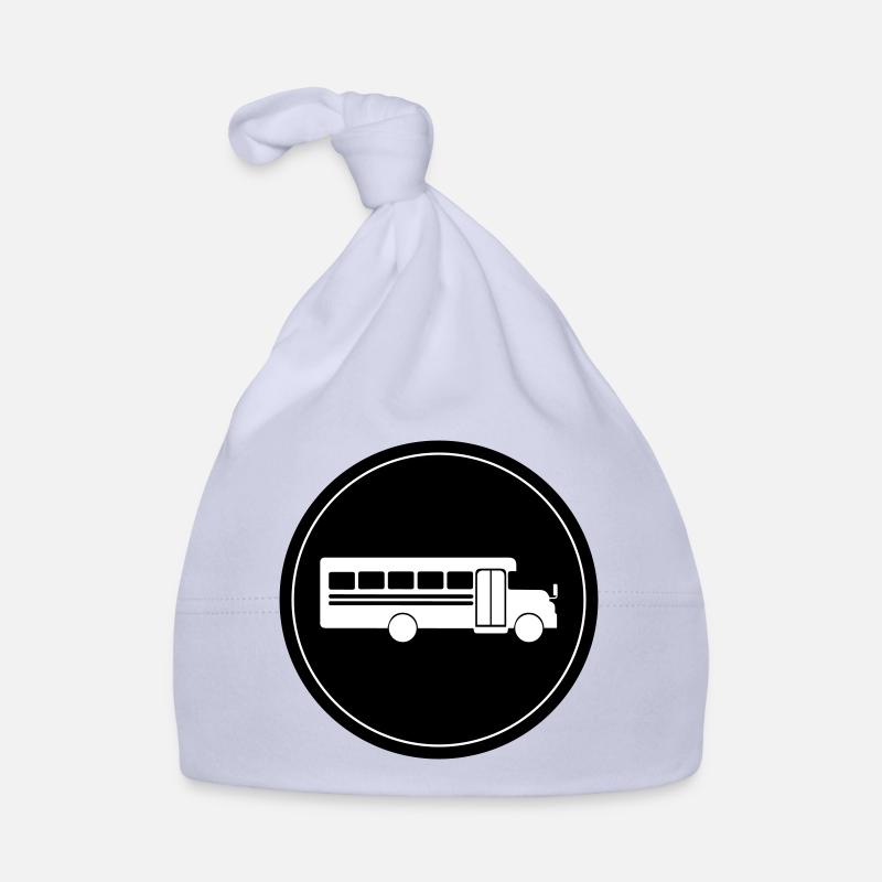 School school bus Organic Baby Cap