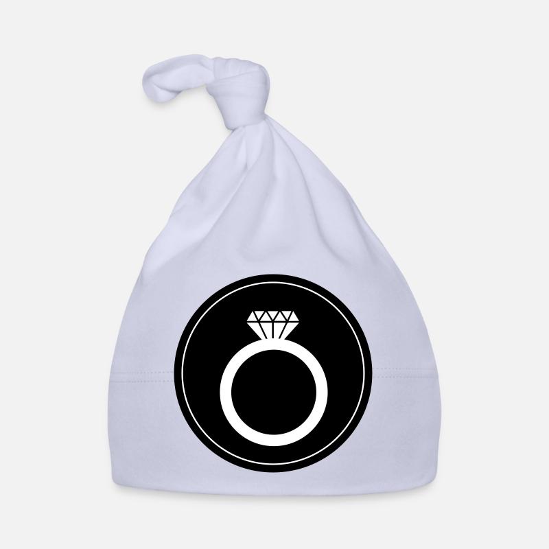 Wedding Rings Symbol Circle Organic Baby Cap