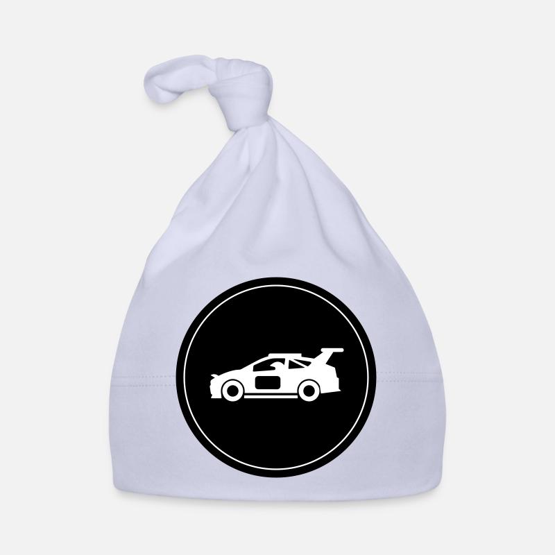 Car Racing Driver Circle Organic Baby Cap