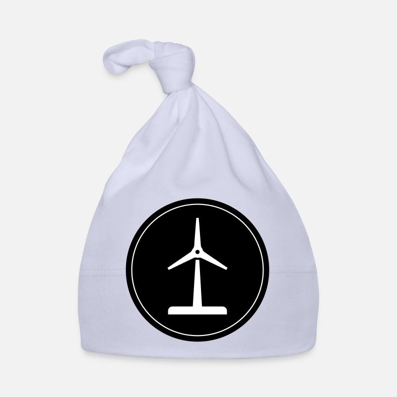 Windrad Silhouette Baby Bio-Mütze