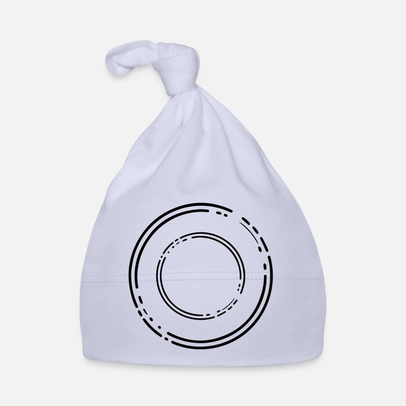 Conception de cercle Bonnet bio Bébé