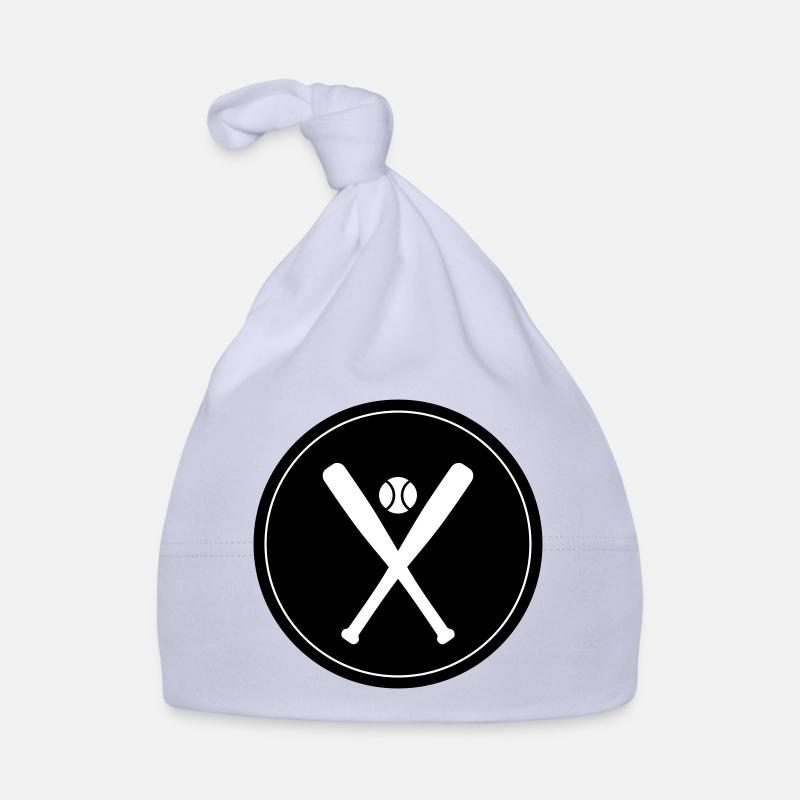 Baseball symbol - Baby Bio-Mütze - Sky