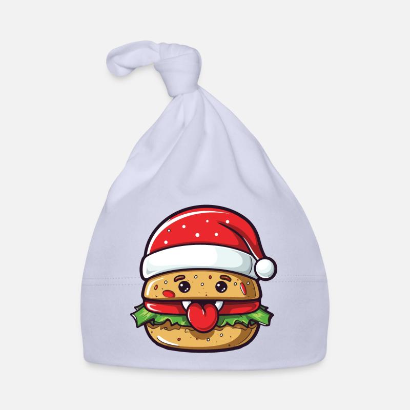 Burger Weihnachten Essen Baby Bio-Mütze