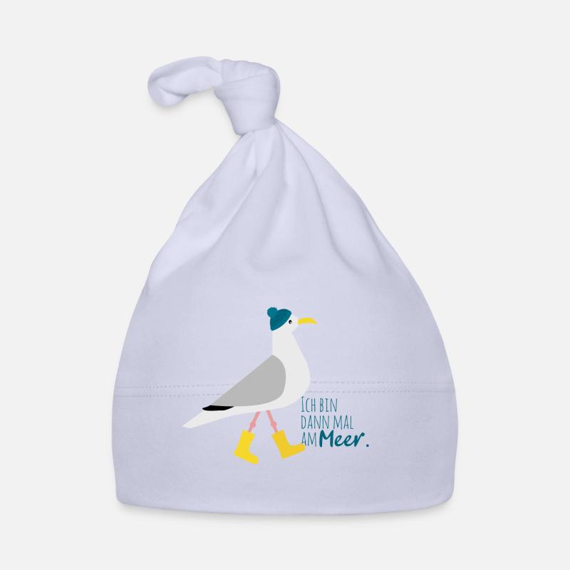 Ich bin dann mal am Meer | Möwe Baby Bio-Mütze
