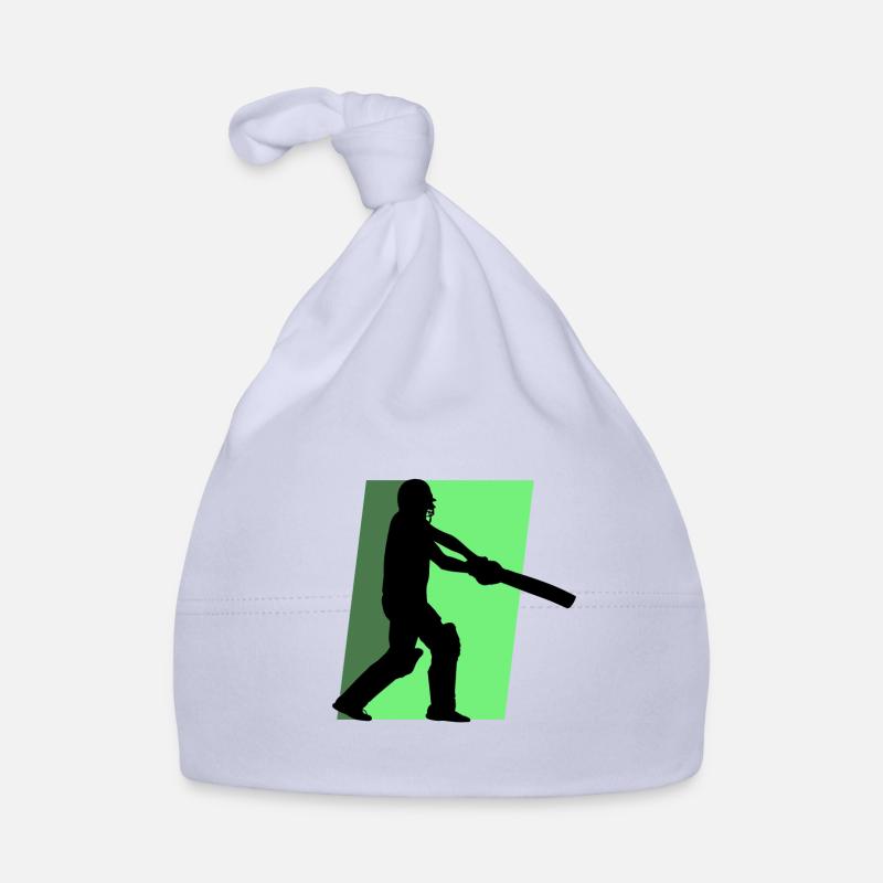 Cricket Joueurs de cricket Équipe de cricket Bonnet bio Bébé