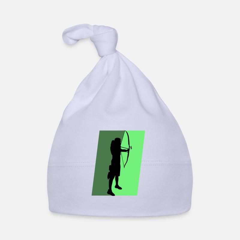 Bow Longbow Archery Organic Baby Cap