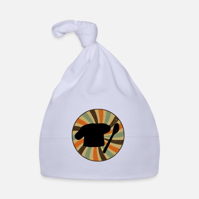 Baker Cupcake - Organic Baby Cap - sky