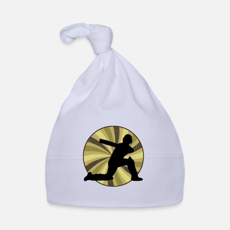Cricketer Cricket Team Organic Baby Cap