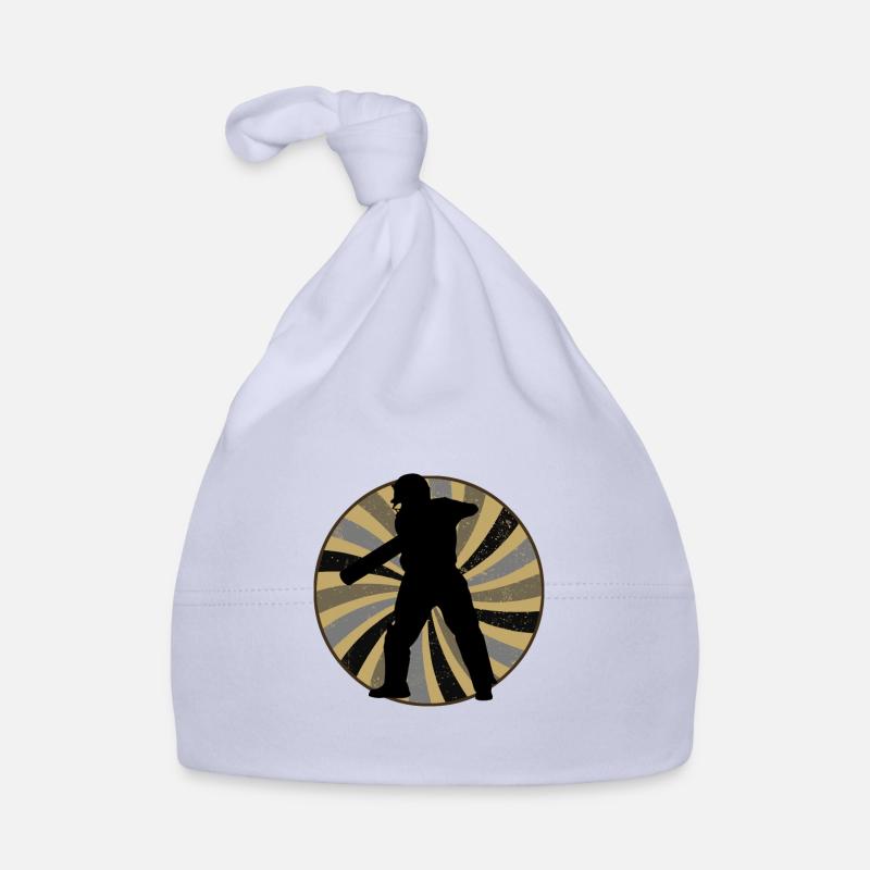 Cricketer Cricket Cricket Team Organic Baby Cap