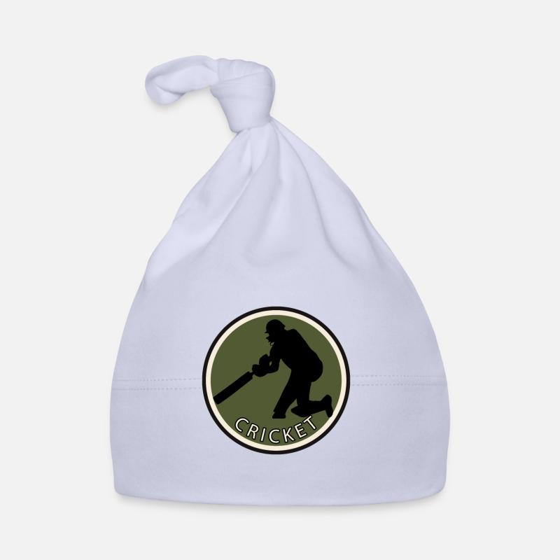 Cricketer Cricket Team Organic Baby Cap