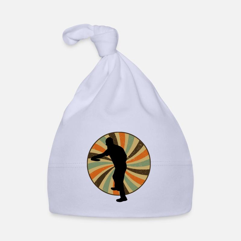 Frisbee Disc Golf Player Organic Baby Cap