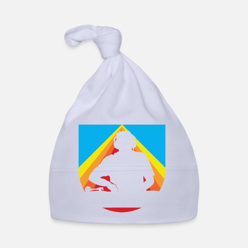 DJ Shuffle Techno Baby Bio-Mütze