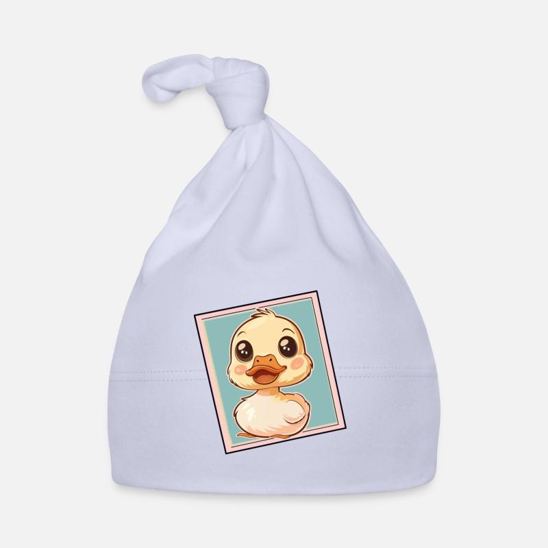 Entchen Schnabel Vogel Baby Bio-Mütze