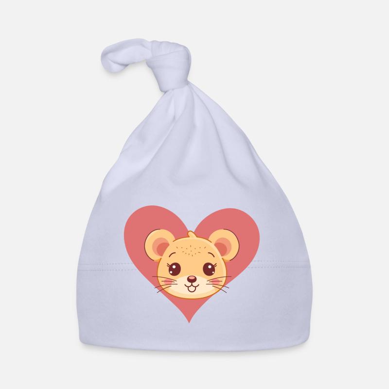 Mice Mice Mouse Teeth Organic Baby Cap