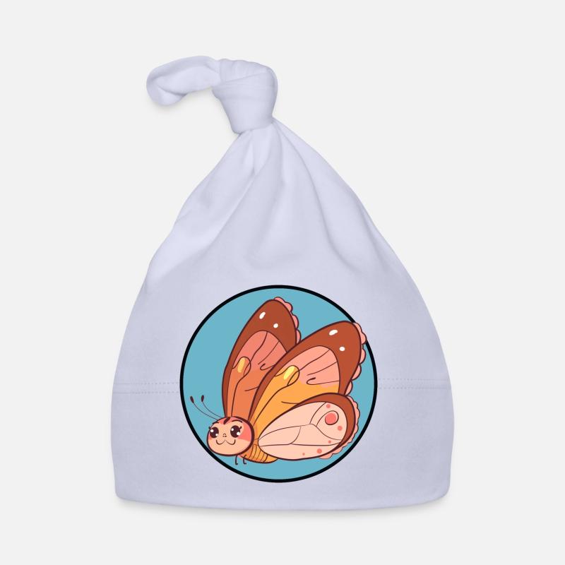 Forêt d’été de papillons Bonnet bio Bébé