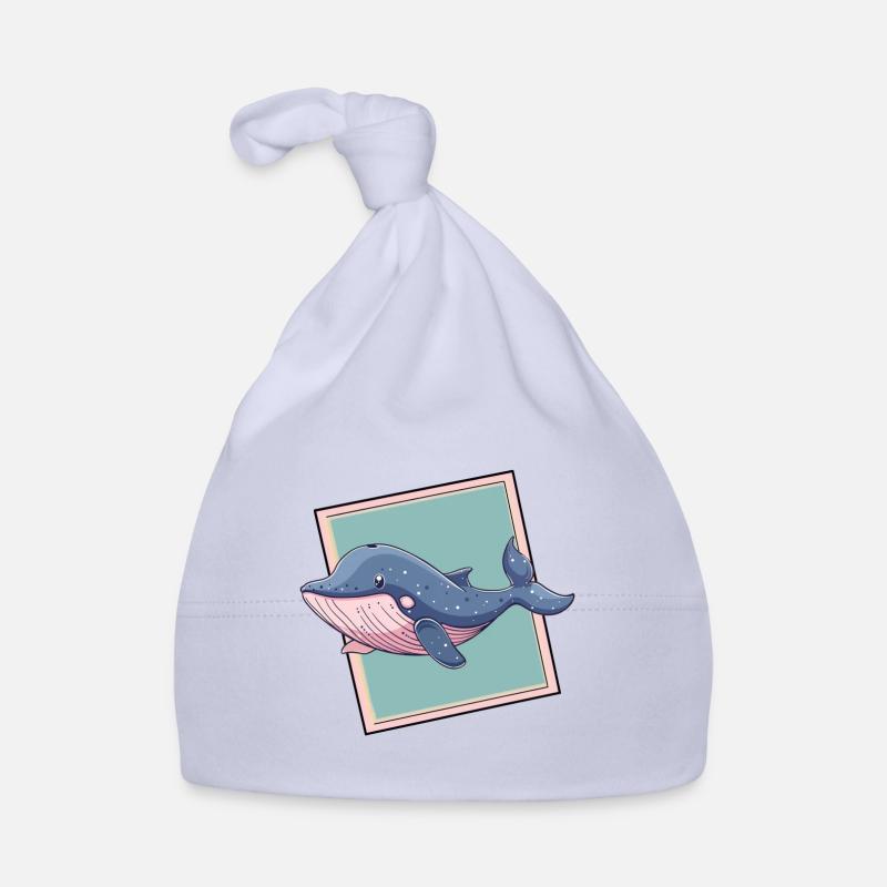 Meeresleben Wale Baby Bio-Mütze