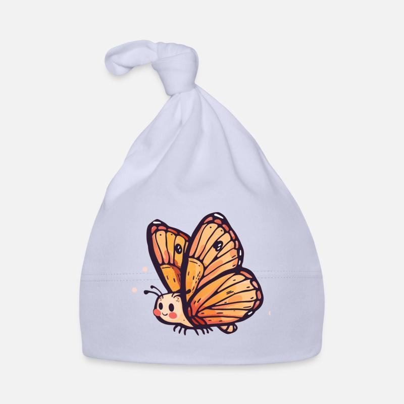 Schmetterling Sommer Waldbewohner Baby Bio-Mütze