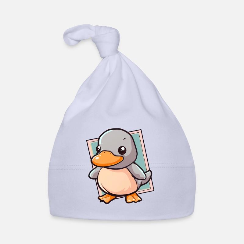 Schnabel Entchen Baby Bio-Mütze
