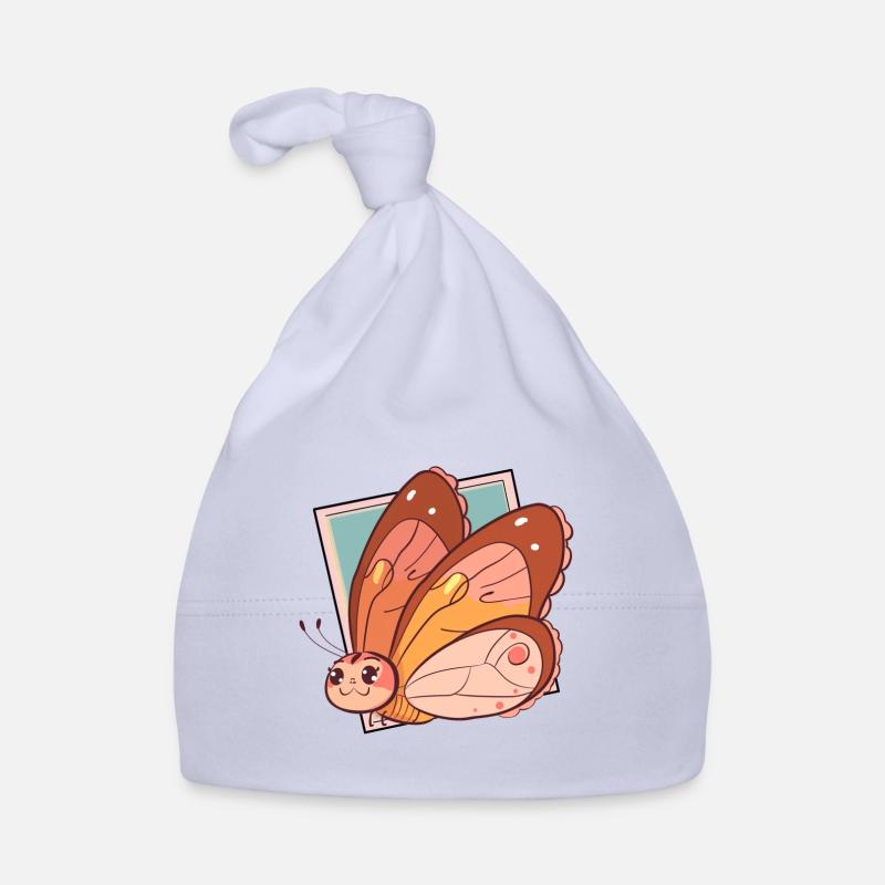 Butterfly Animal Butterfly Organic Baby Cap