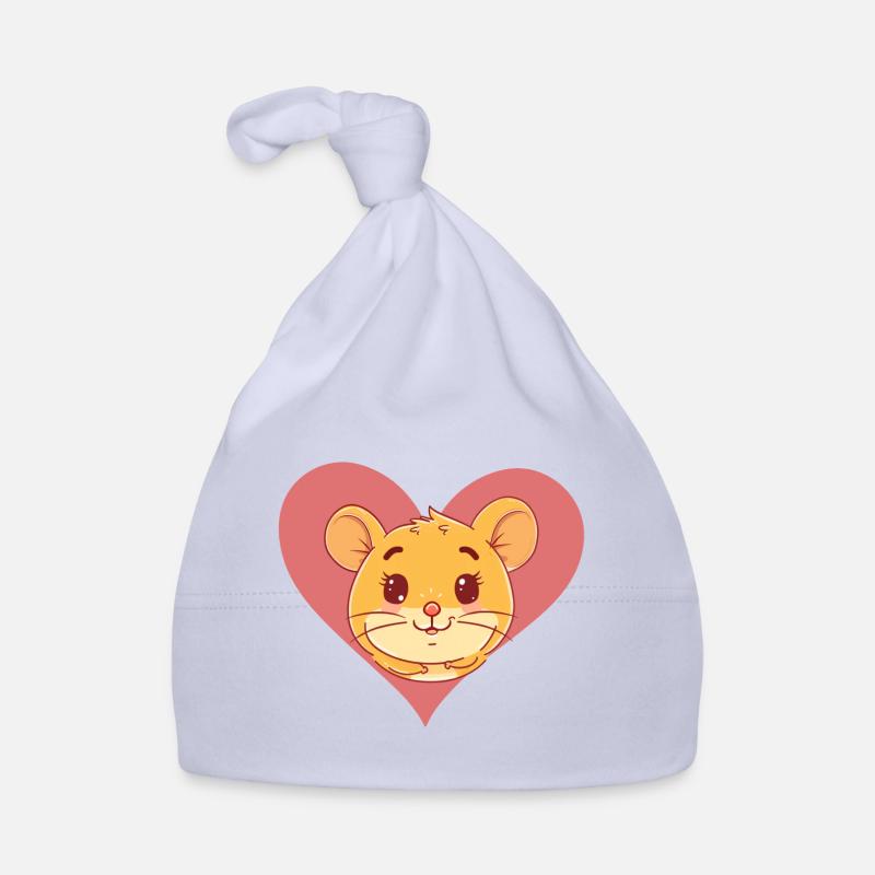 Souris Rongeur Bonnet bio Bébé