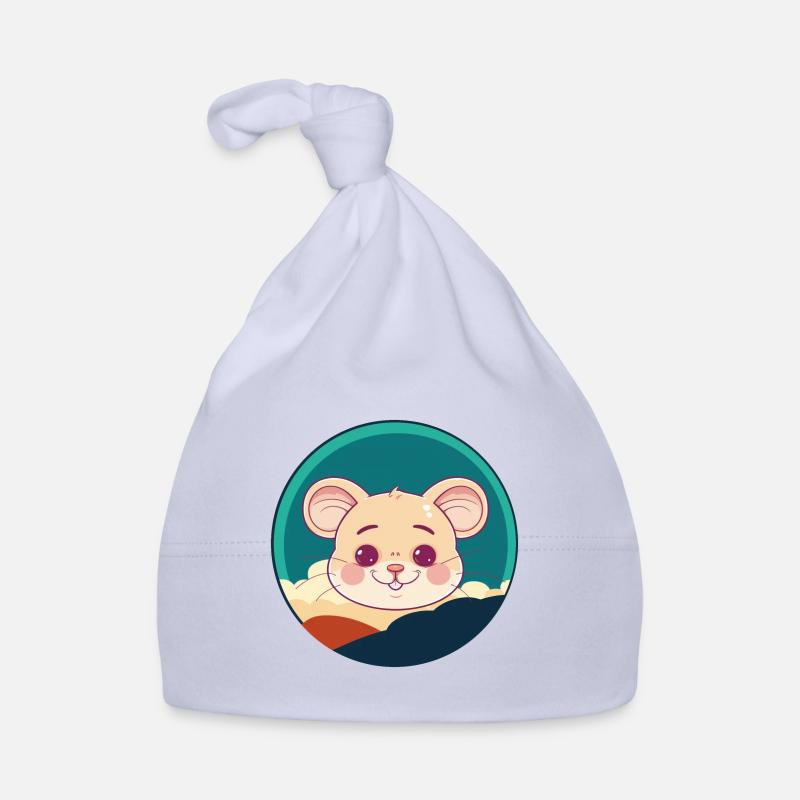 Mouse Rat Organic Baby Cap