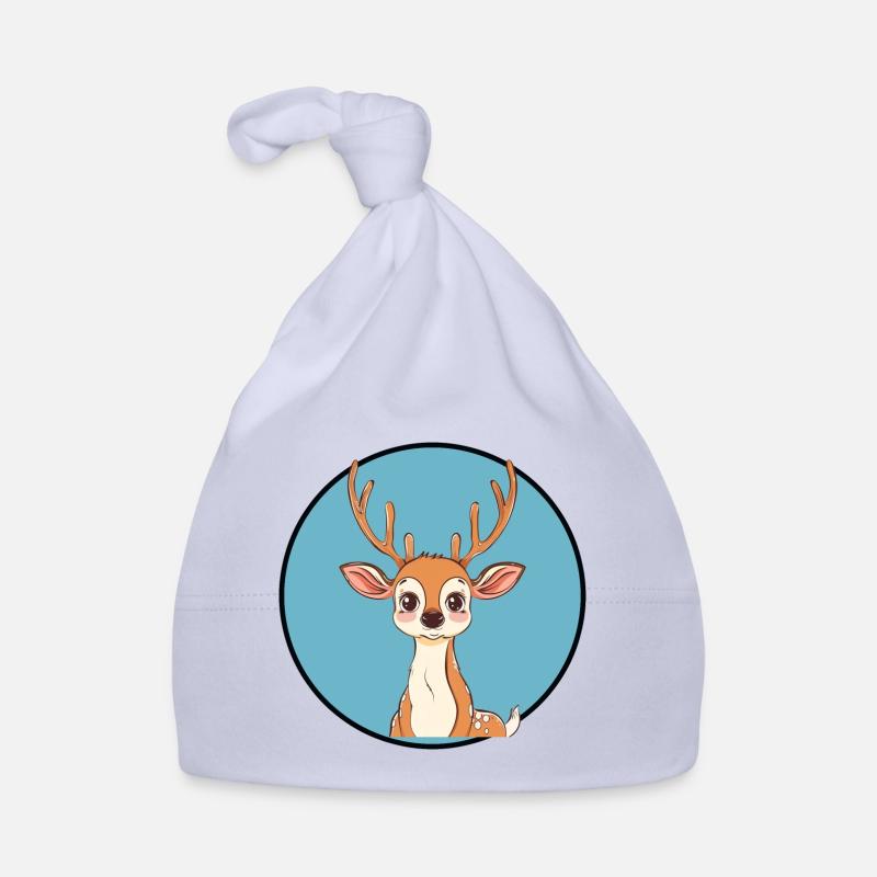 Hirschgeweih Hirschjagd Wald Baby Bio-Mütze