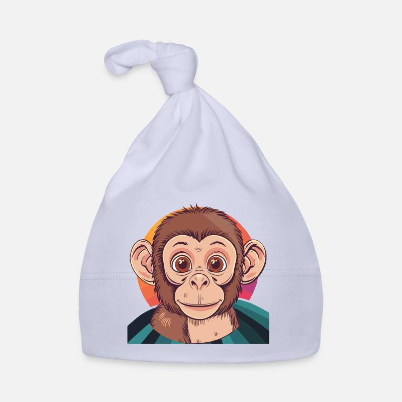 Monkey aper villmark Økologisk babys lue