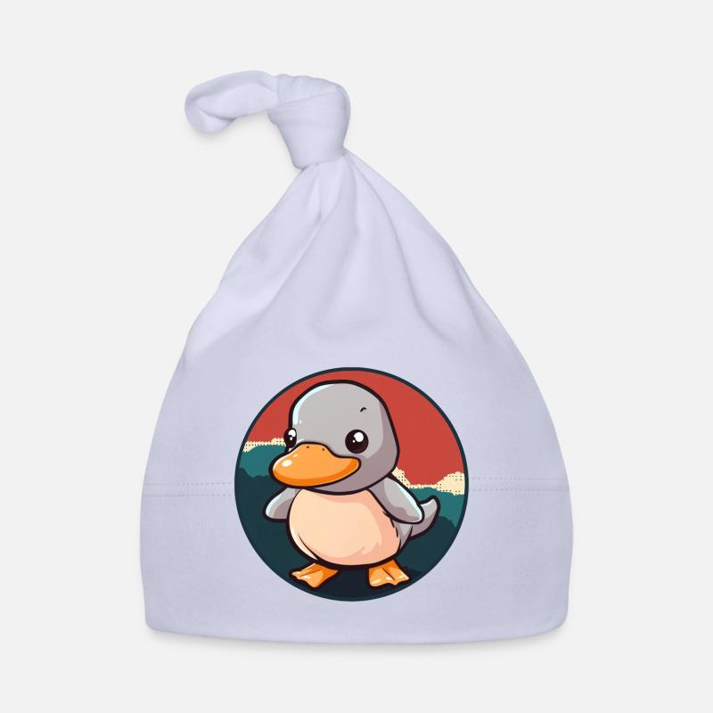 Entchen Vogel Baby Bio-Mütze